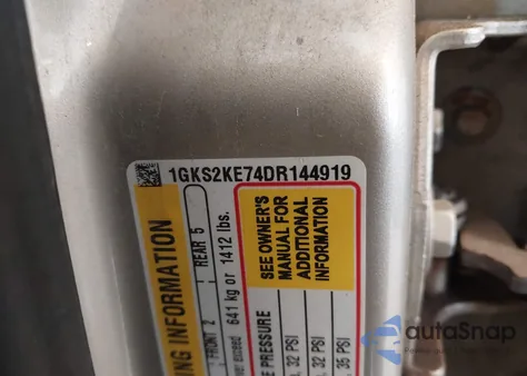 2013 GMC Yukon Xl 1500 Slt from USA, damaged, VIN 1GKS2KE74DR144919